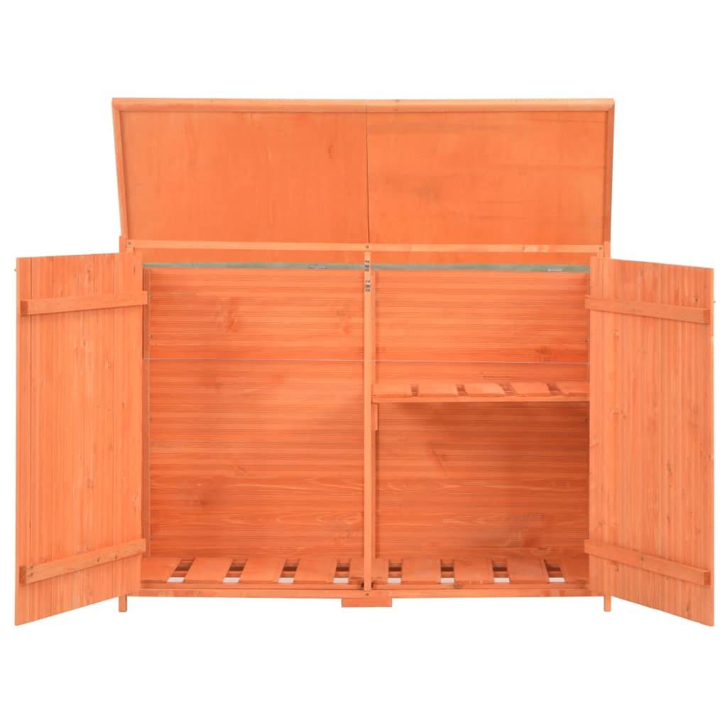 vidaXL Garten-Geräteschuppen 128x42x91 cm Holz