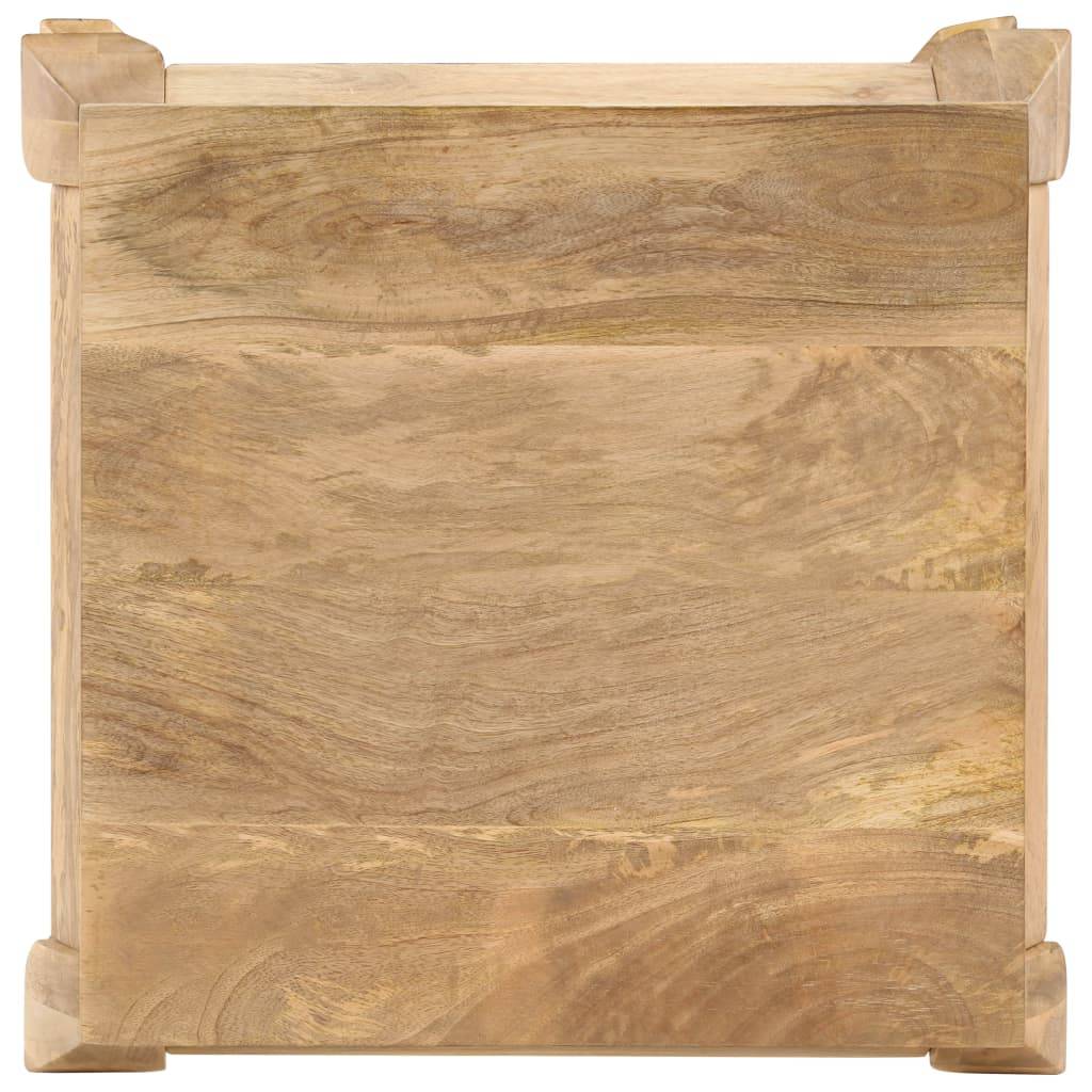vidaXL Beistelltisch 45 x 45 x 40 cm Mangoholz Massiv