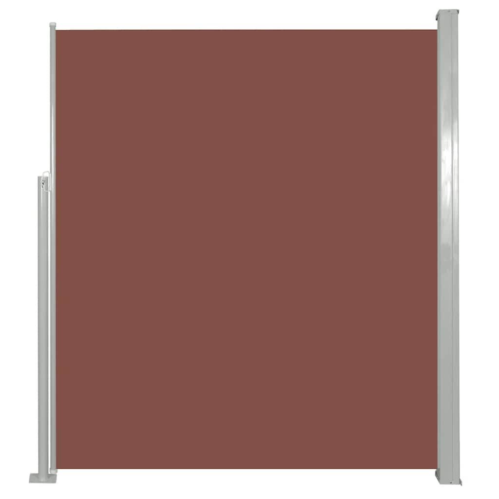 vidaXL Ausziehbare Seitenmarkise 140x300 cm Braun