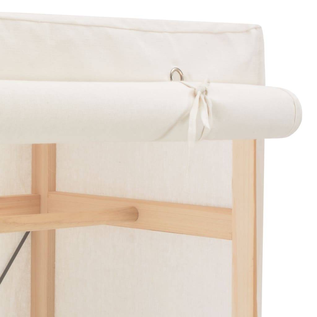 vidaXL Kleiderschrank Weiß 79 x 40 x 170 cm Stoff