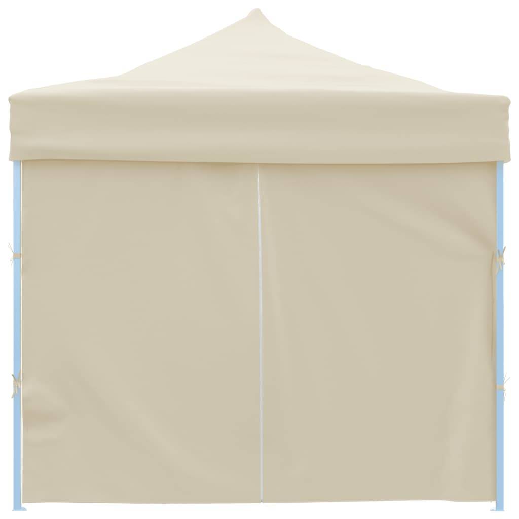 vidaXL Faltzelt Partyzelt Pop-Up mit 8 Seitenwänden 870x291x315 cm Creme