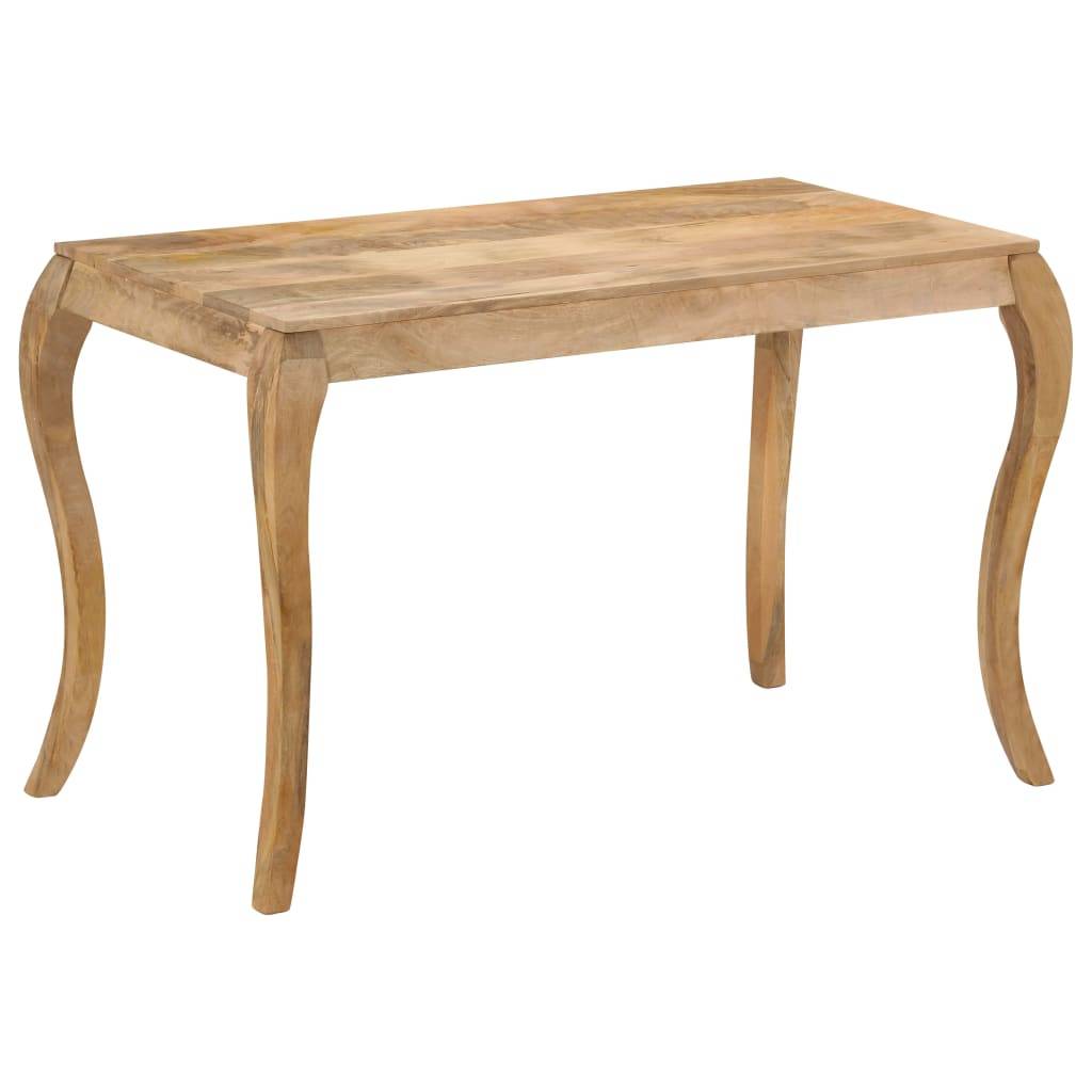 vidaXL Esstisch 118×60×76 cm Massivholz Mango