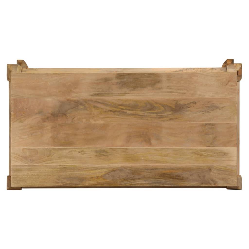 vidaXL Esstisch 118×60×76 cm Massivholz Mango