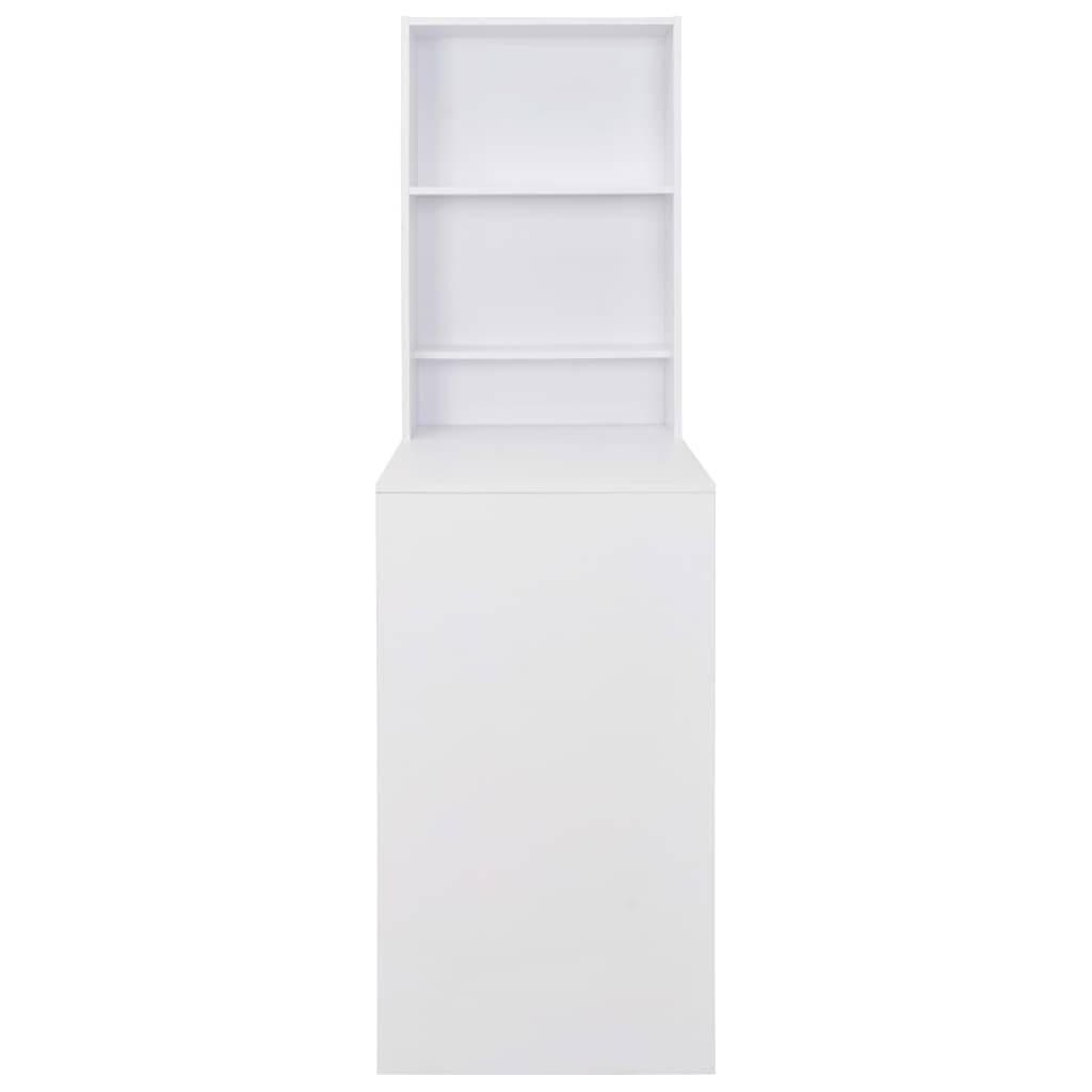 vidaXL Bartisch mit Schrank Weiß 115x59x200 cm