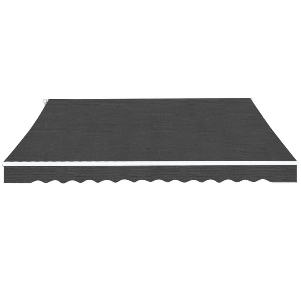 vidaXL Gelenkarmmarkise 400 cm Anthrazit