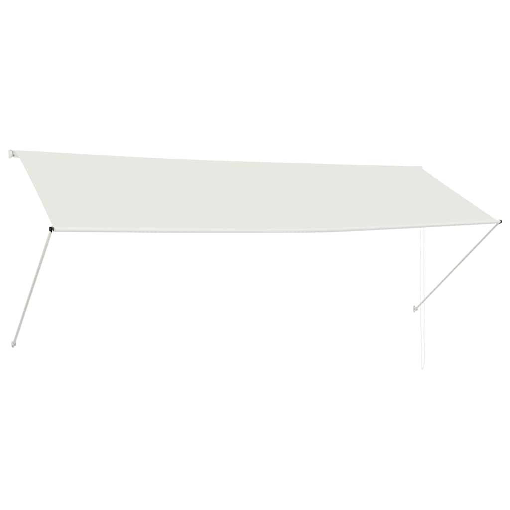vidaXL Einziehbare Markise 350×150 cm Creme
