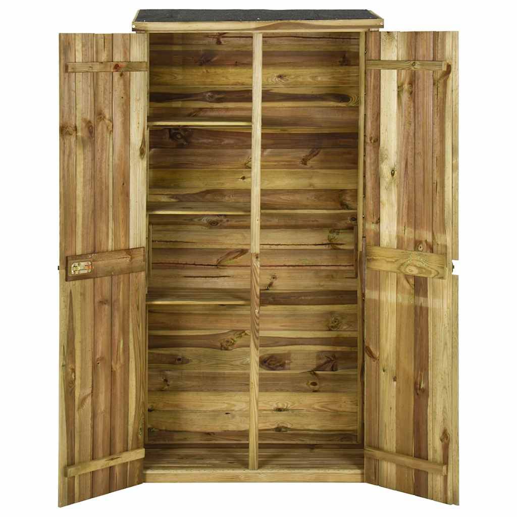 vidaXL Geräteschuppen Kiefernholz 85×48×177 cm