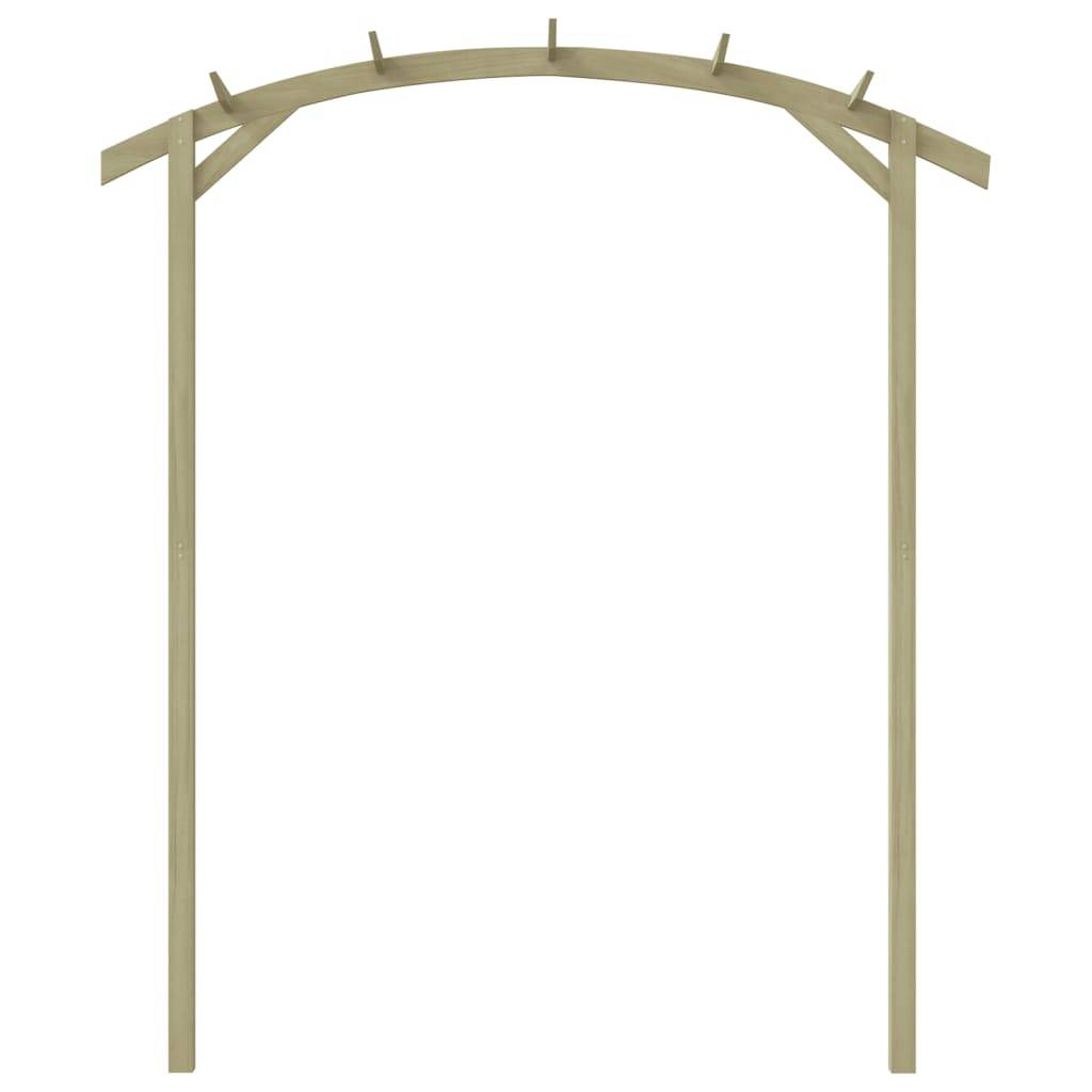 vidaXL Garten-Pergola Kiefernholz Imprägniert 180x210x40 cm