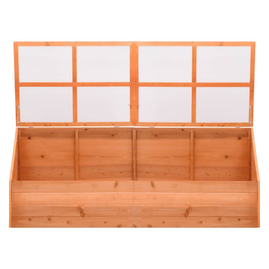 vidaXL Frühbeet Holz 180x57x62 cm