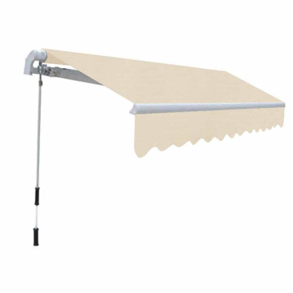 vidaXL Gelenkarmmarkise Handbetrieben 300 cm Cremeweiß