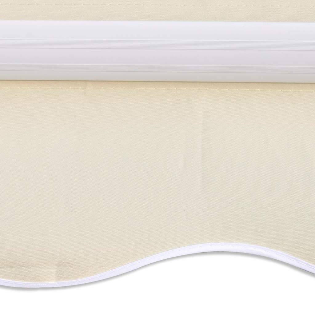 vidaXL Gelenkarmmarkise Handbetrieben 300 cm Cremeweiß
