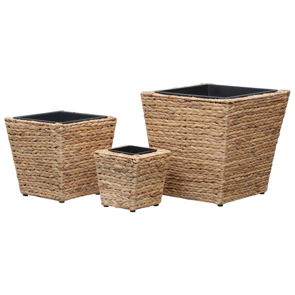 vidaXL Blumenkübel 3 Stk. Wasserhyazinthe