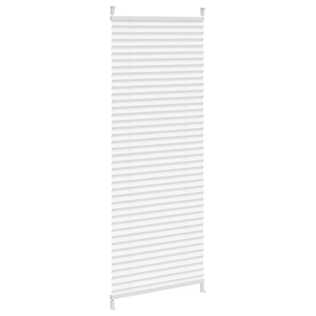 Plissee Faltrollo Rollo Plisseerollo 40x125cm Weiß