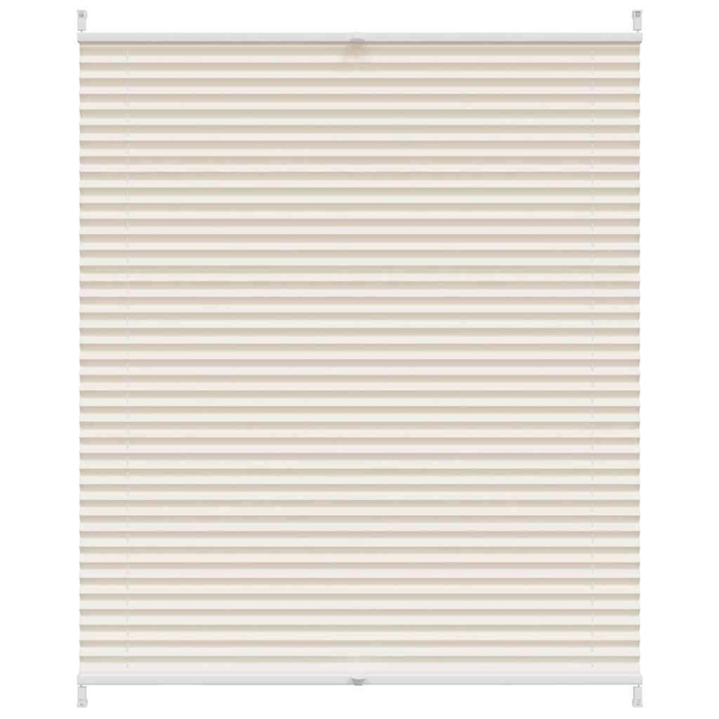 Plissee Faltrollo Rollo Plisseerollo 100x125cm Creme