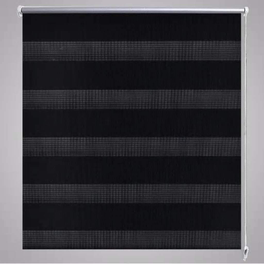 Doppelrollo 120 x 230 cm schewarz