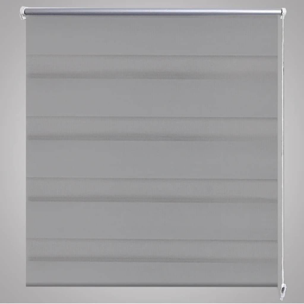 Doppelrollo Seitenzug 100 x 175 cm grau