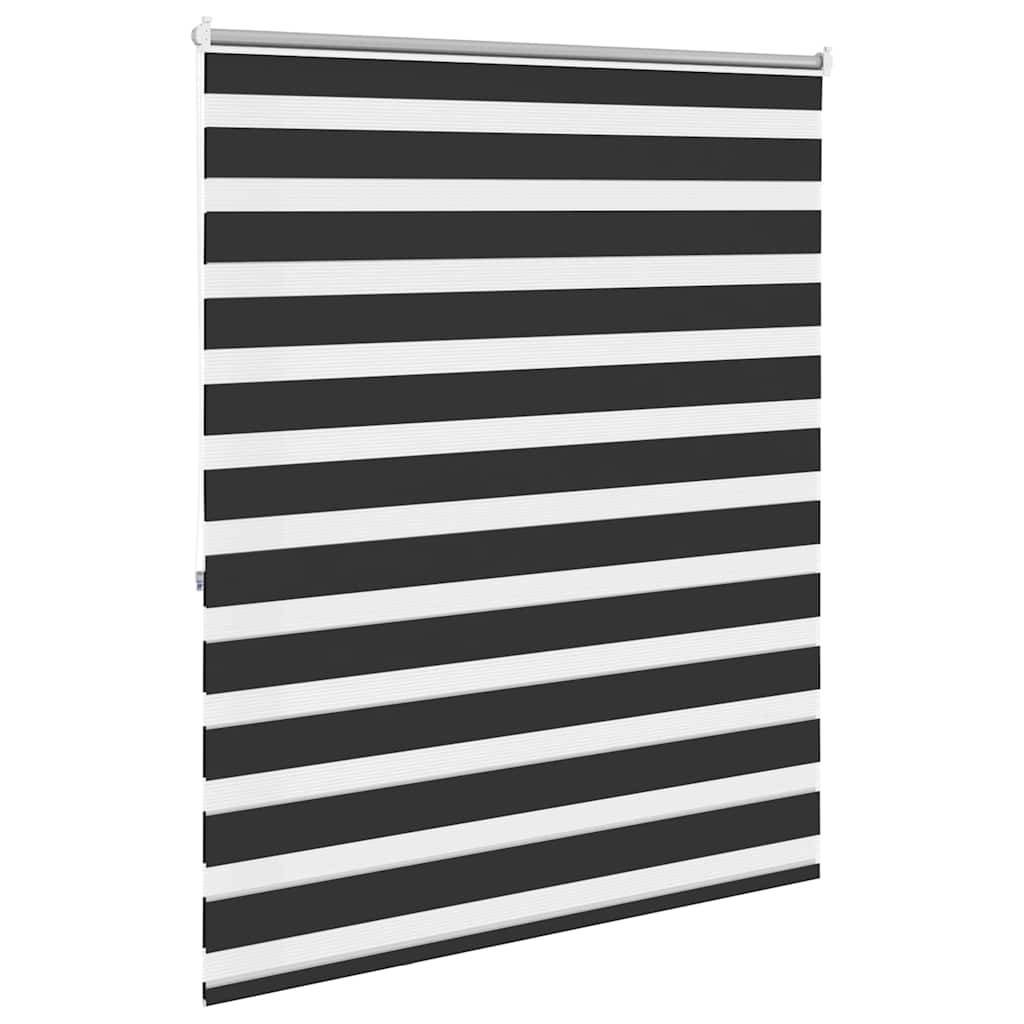 Doppelrollo Seitenzug 120 x 175 cm schwarz