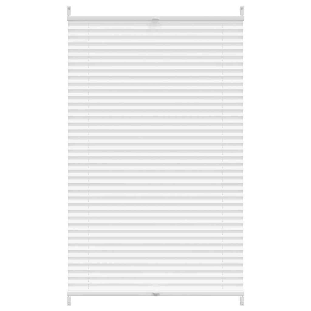 vidaXL Verdunklungsplissee 90×150 cm Weiß