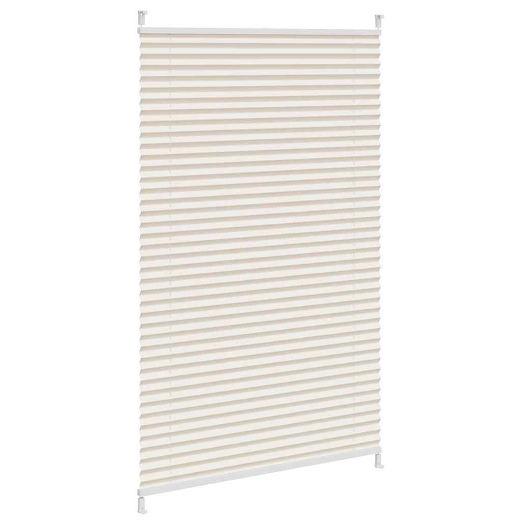 Plissee Faltrollo Rollo Plisseerollo 80x125cm Creme