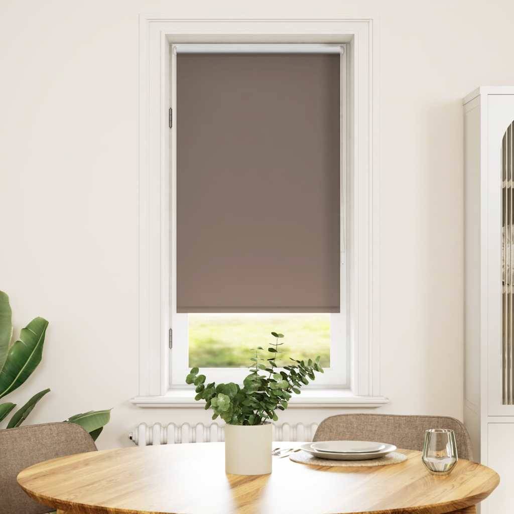 Verdunklungsrollo Verdunkelungsrollo 40 x 100 Braun