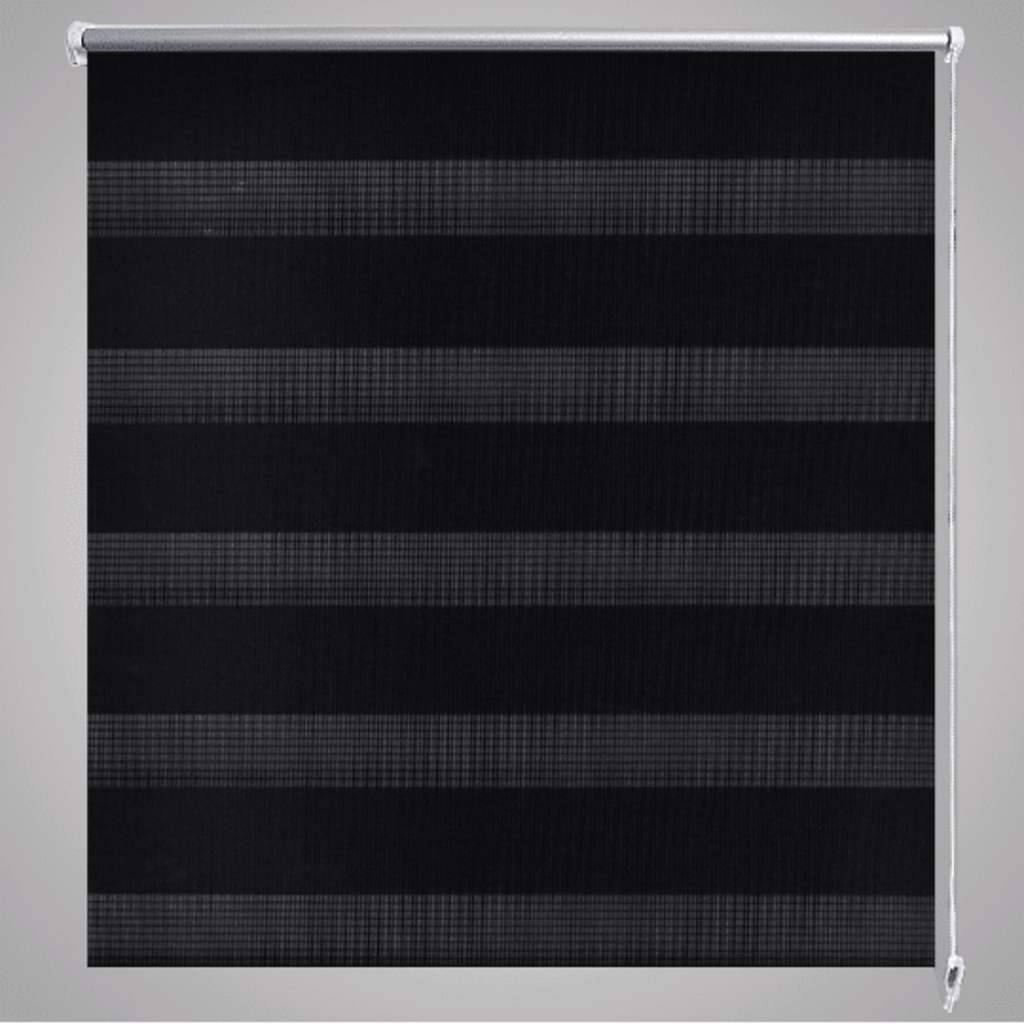Doppelrollo Seitenzug Duo Rollo 100 x 175 cm schwarz