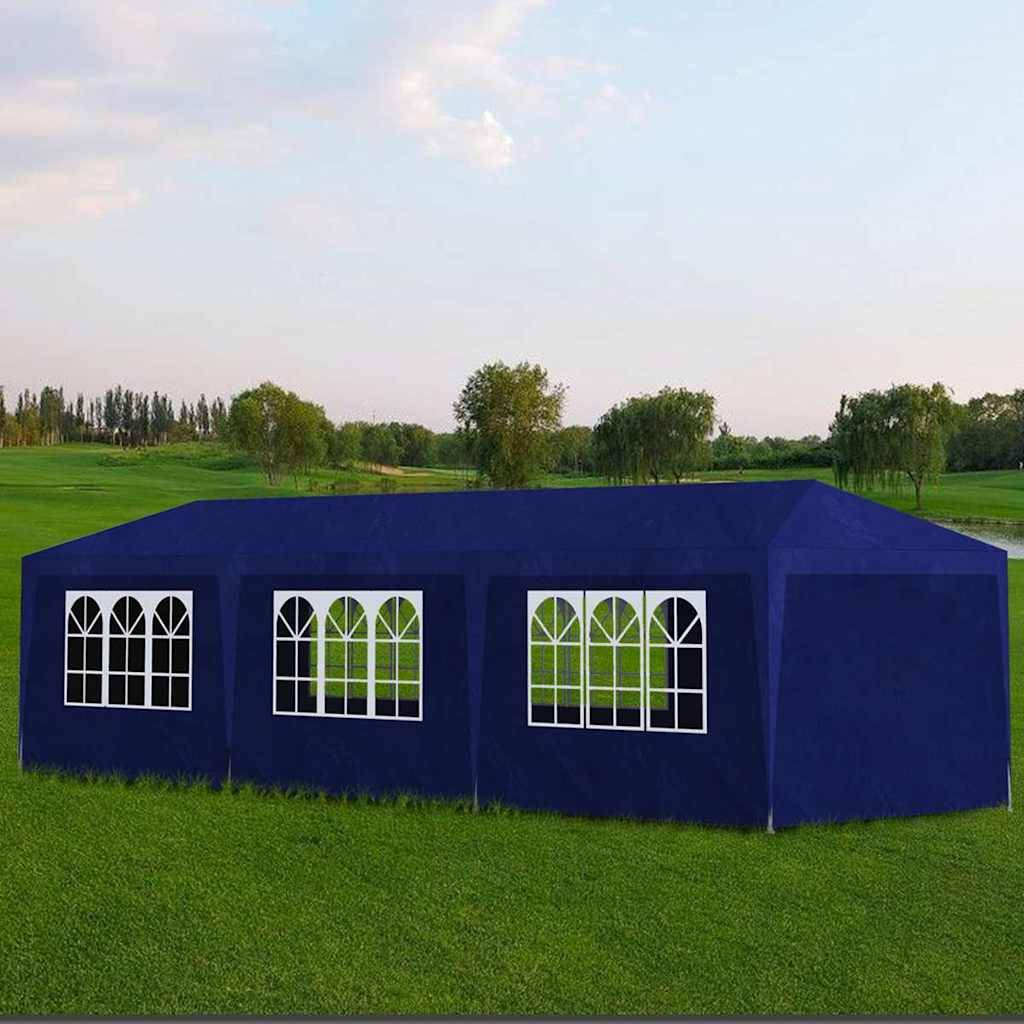 vidaXL Partyzelt 3x9 m Blau