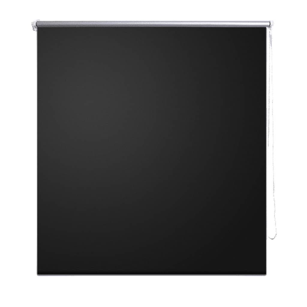 Verdunkelungsrollo Rollo 120 x 230 cm schwarz
