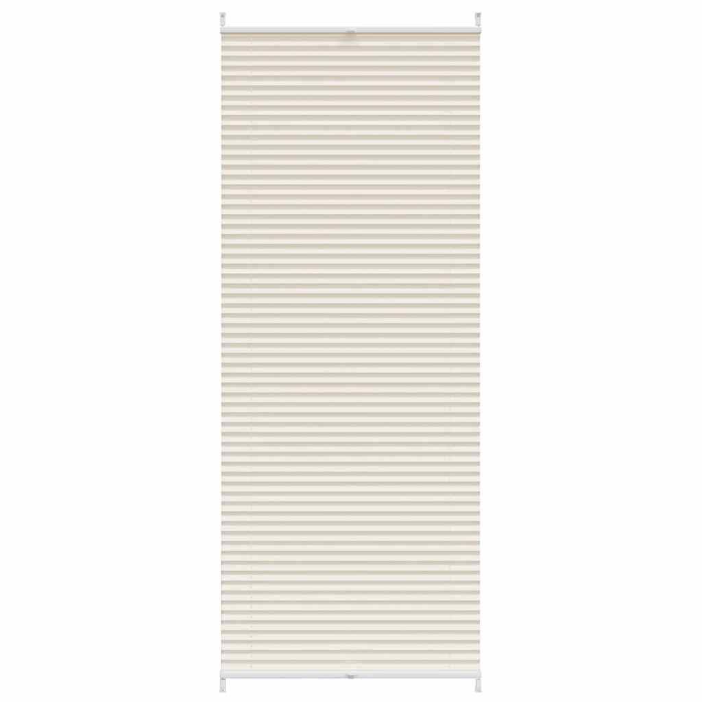 Plissee Faltrollo Rollo Jalousie Plisseerollo 90x200cm Creme
