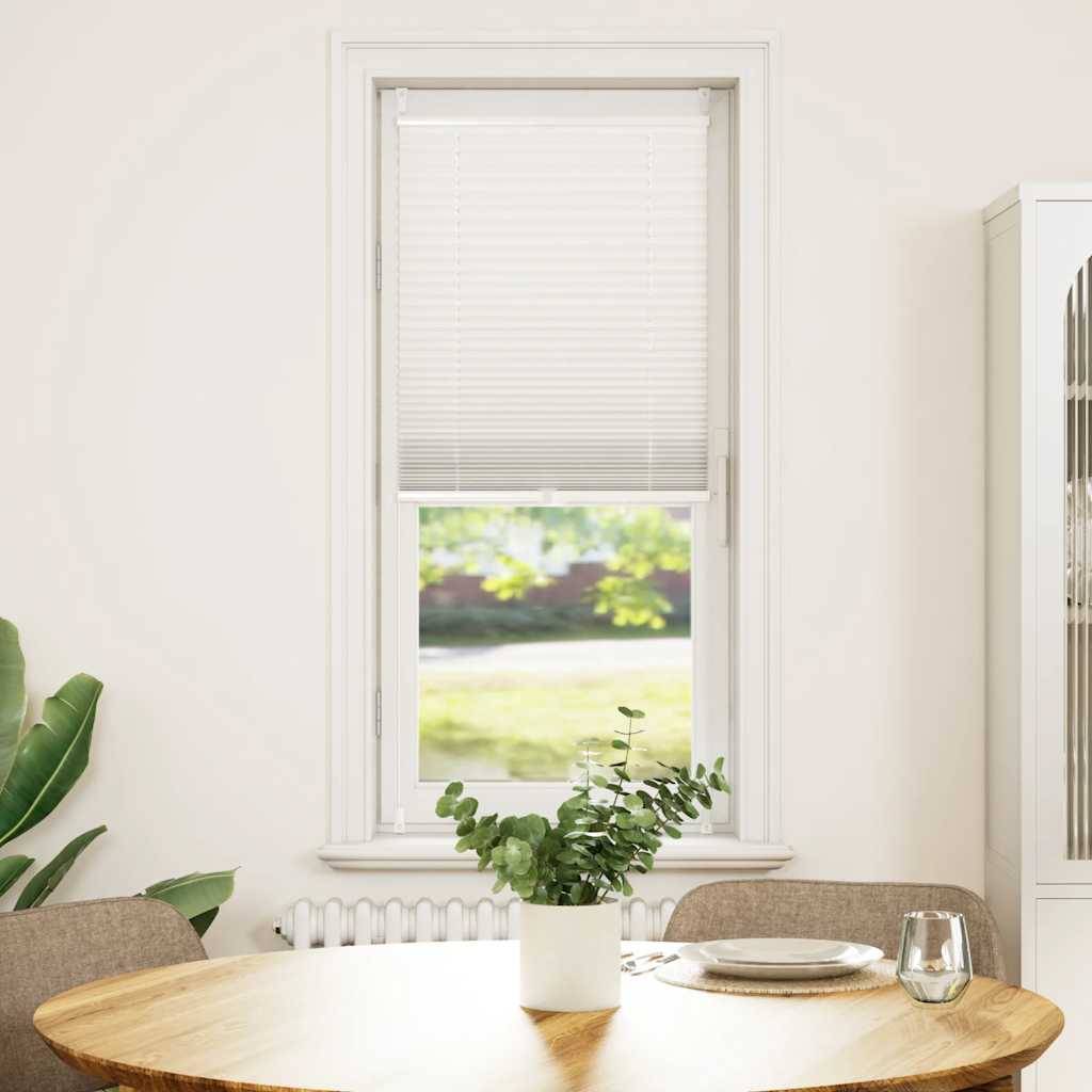 Plissee Faltrollo Rollo Plisseerollo 40x125cm Weiß