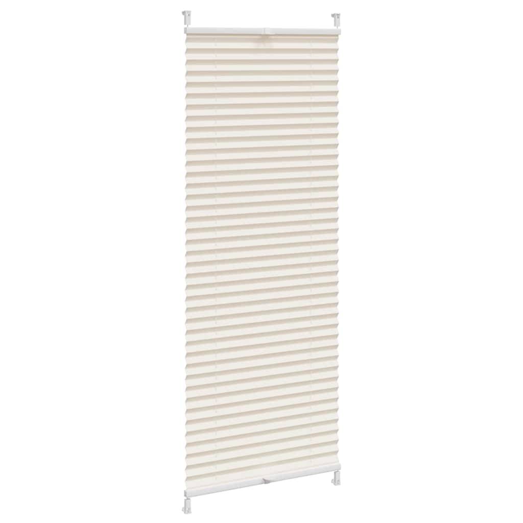 Plissee Faltrollo Rollo Plisseerollo 40x100cm Creme