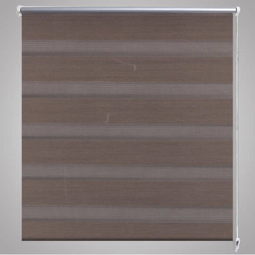 Doppelrollo Seitenzug Duo 80 x 150 cm coffee