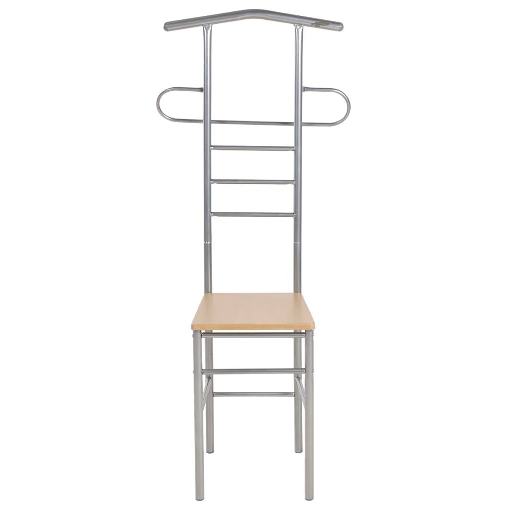 vidaXL Herrendiener Stühle 2 Stk. Metall