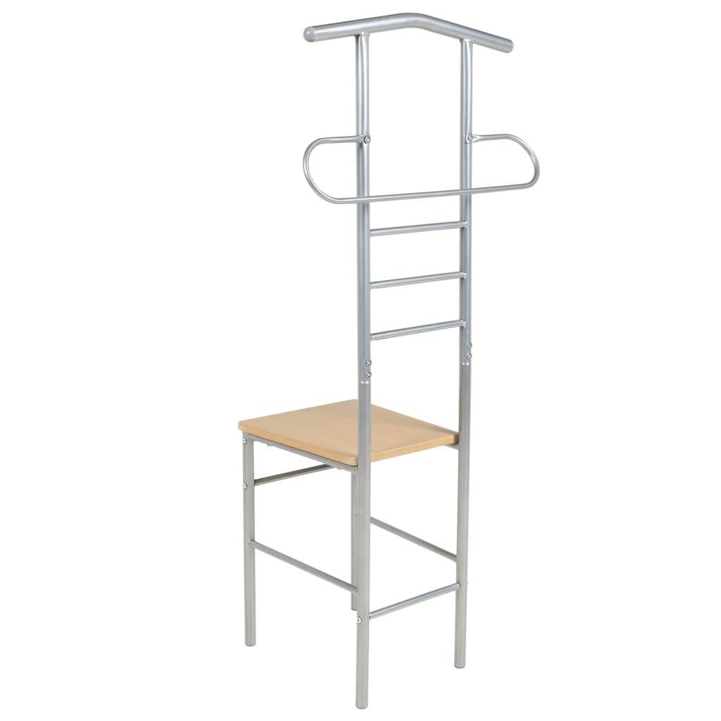 vidaXL Herrendiener Stühle 2 Stk. Metall