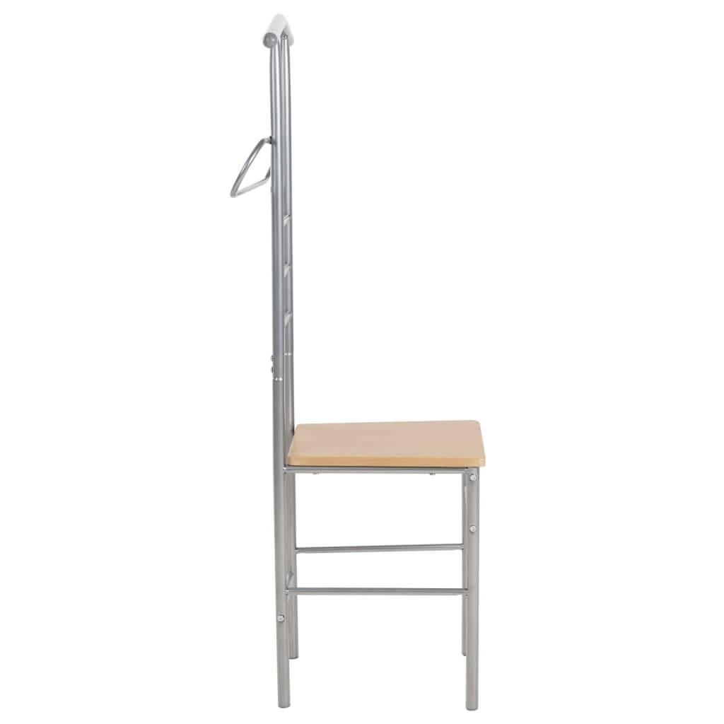 vidaXL Herrendiener Stühle 2 Stk. Metall