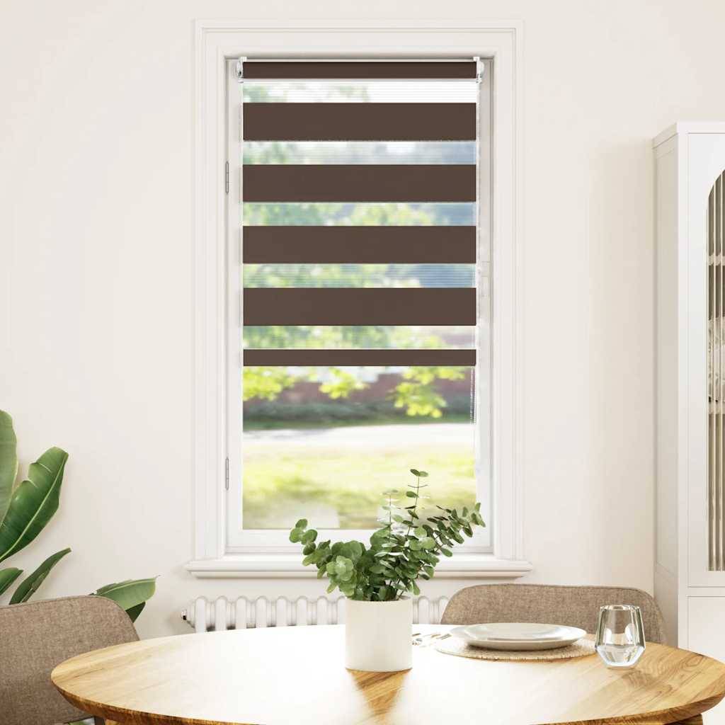Doppelrollo Seitenzug Duo 80 x 150 cm coffee