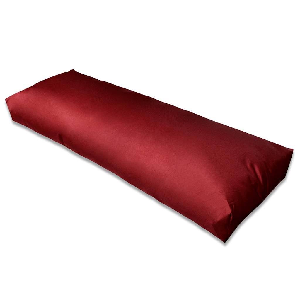 vidaXL Gepolstertes Rückenkissen Weinrot 120 x 40 x 10 cm