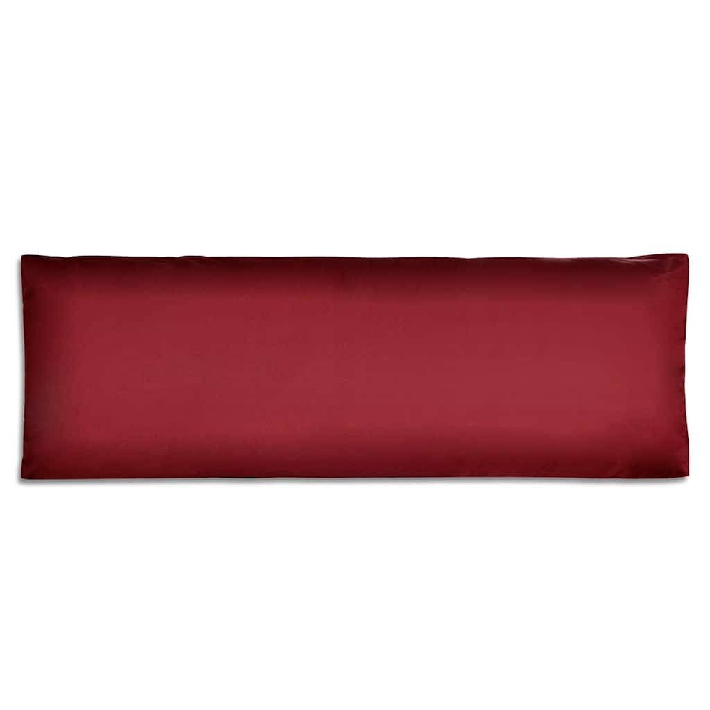 vidaXL Gepolstertes Rückenkissen Weinrot 120 x 40 x 10 cm