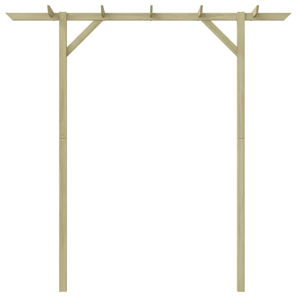 vidaXL Gartenpergola 205x40x203 cm Holz