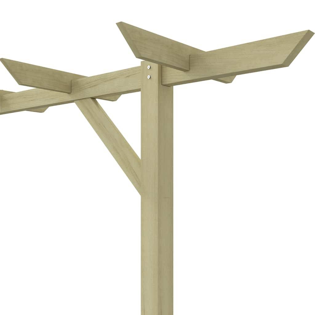 vidaXL Gartenpergola 205x40x203 cm Holz
