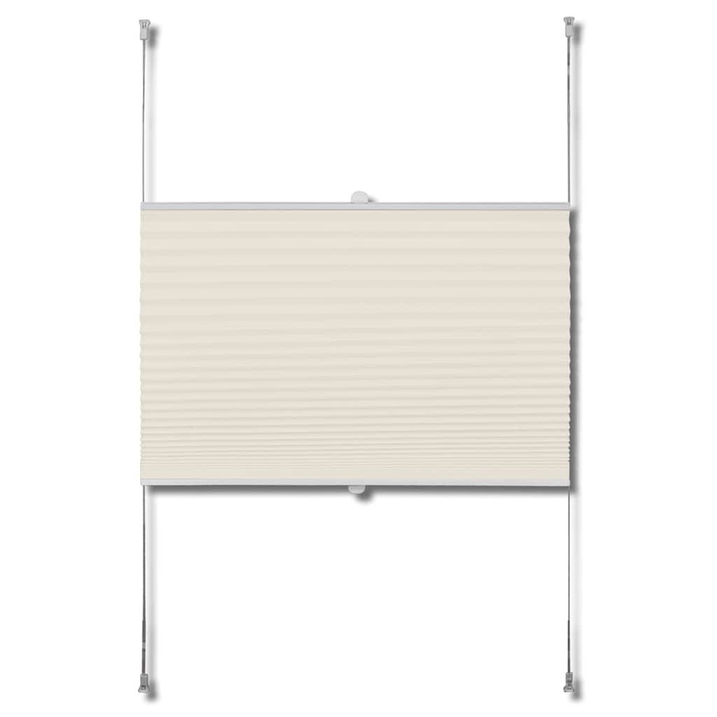 Plissee Faltrollo Rollo Plisseerollo 40x150cm Creme