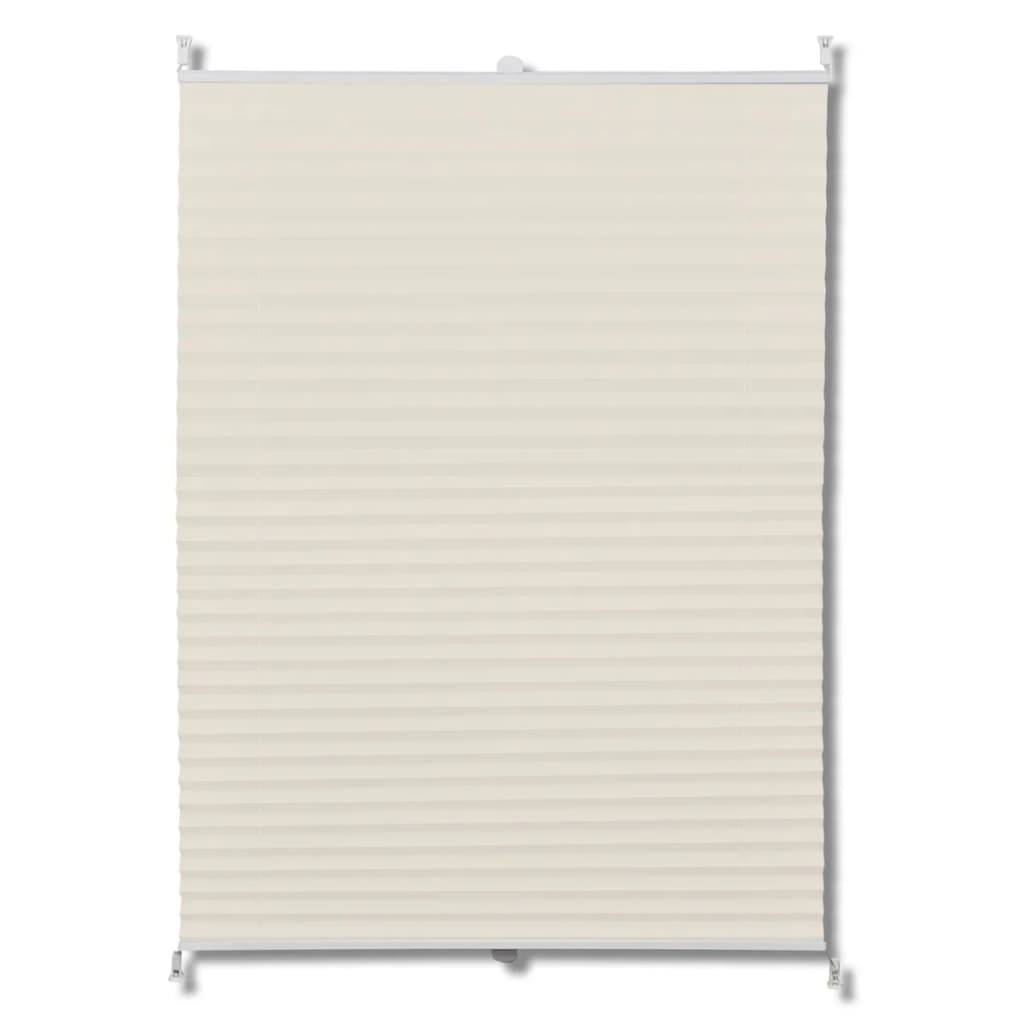 Plissee Faltrollo Rollo Plisseerollo 40x150cm Creme