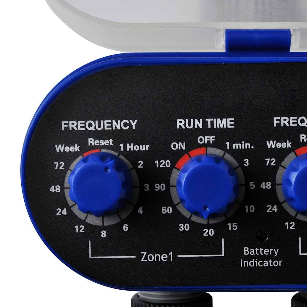 vidaXL Elektronische Bewässerungsuhr Automatisch 2 Ausgänge