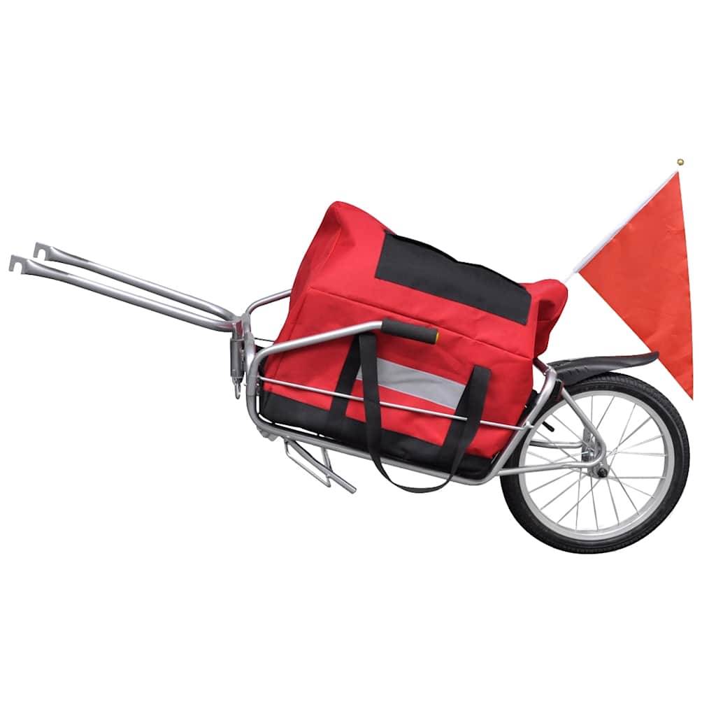 vidaXL Fahrradanhänger Einrad mit Tasche