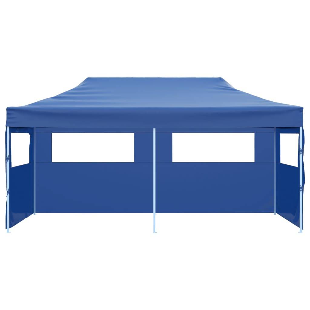 vidaXL Pop-Up-Partyzelt Faltbar Blau 3×6 m
