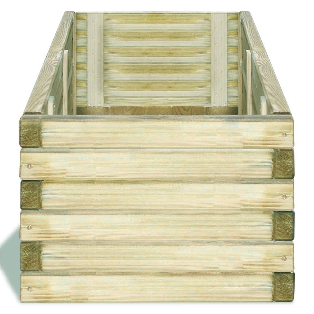 vidaXL Hochbeet 120x40x30 cm Holz Rechteckig