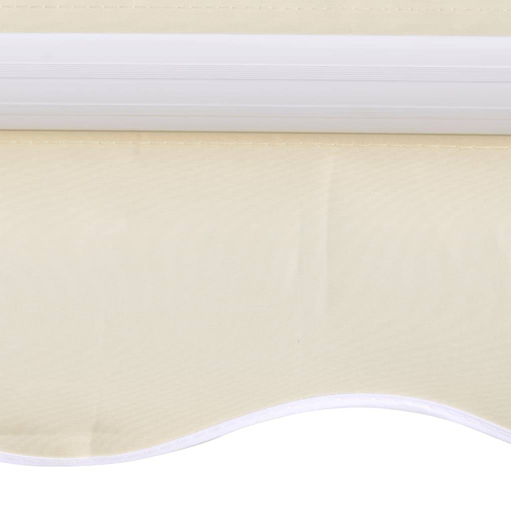 vidaXL Markisenbespannung Canvas Creme 3 x 2,5 m (ohne Rahmen)