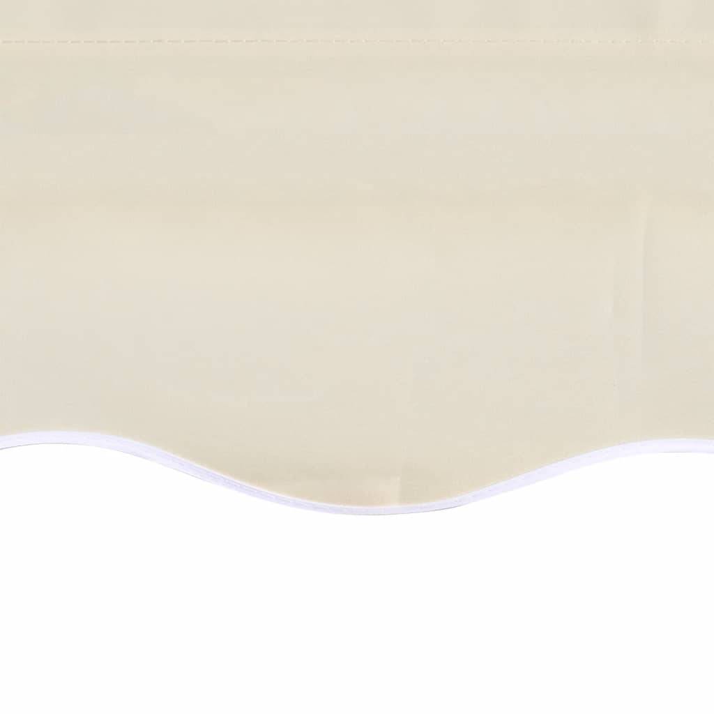 vidaXL Markisenbespannung Canvas Creme 6x3 m (ohne Rahmen)
