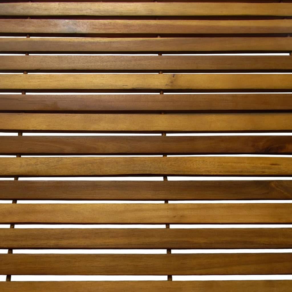 vidaXL Badematte Akazienholz 80x50 cm