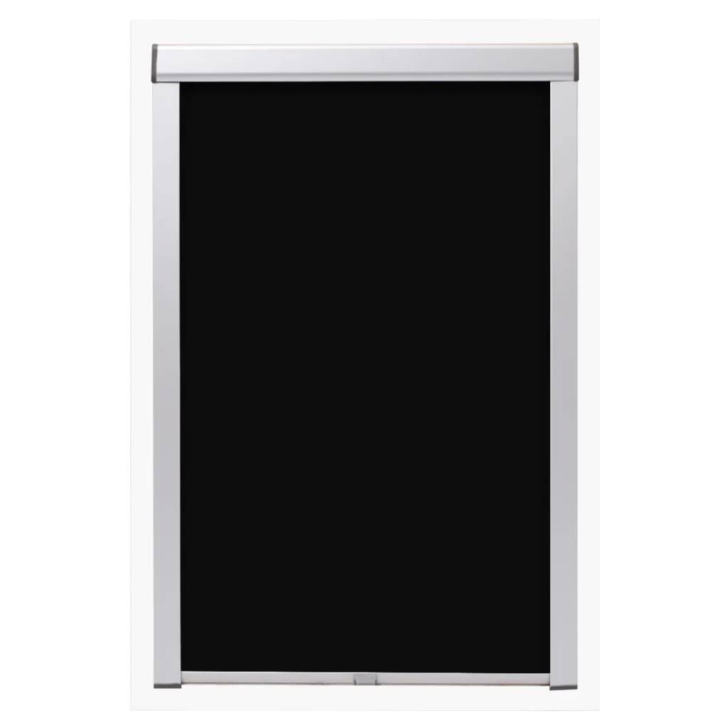 vidaXL Verdunkelungsrollo Schwarz 104