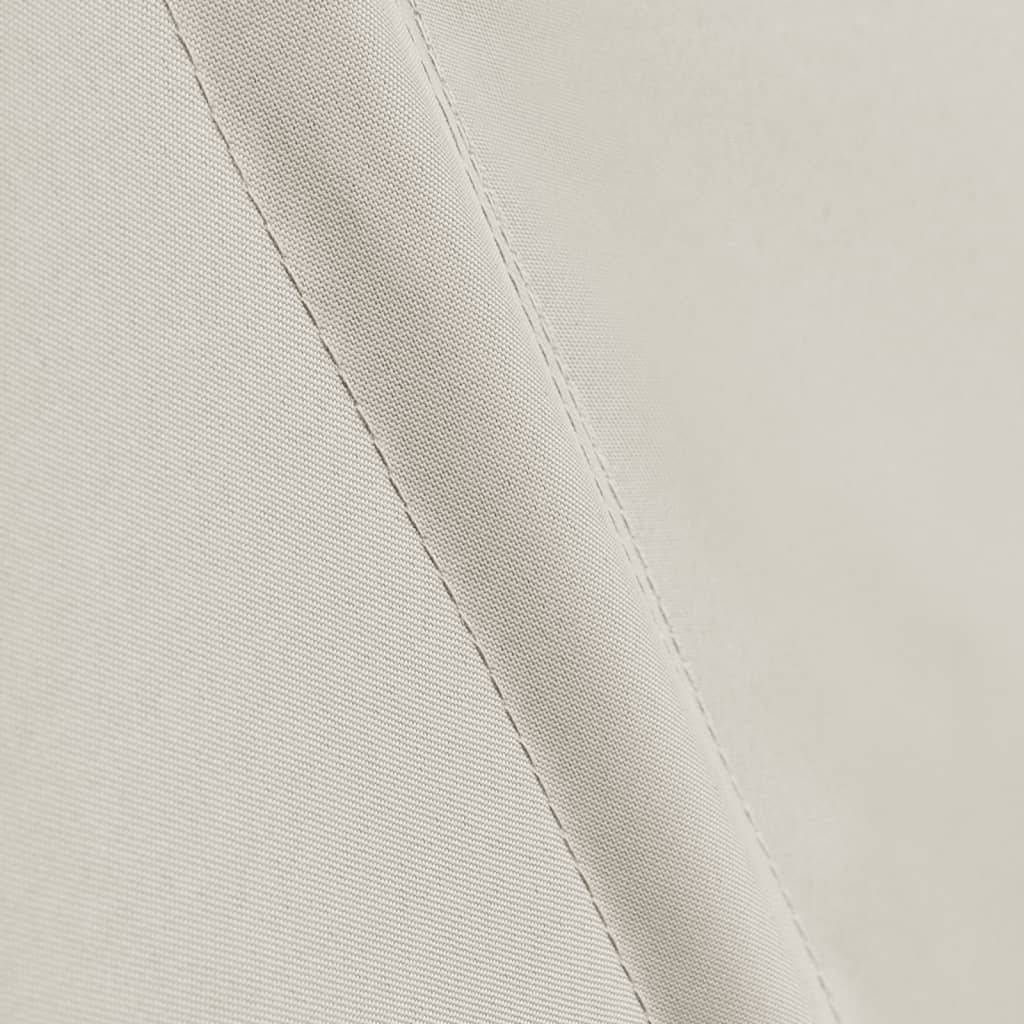 vidaXL Faltbarer Balkonfächer Creme 140×140 cm